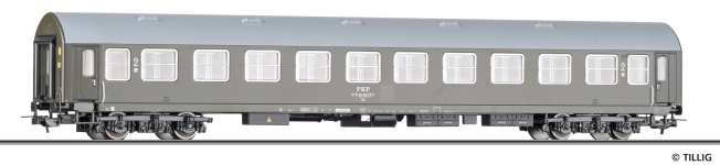 Tillig 75009 - H0 - Personenwagen 2. Kl. Typ Y/B 70, PKP, Ep. IV